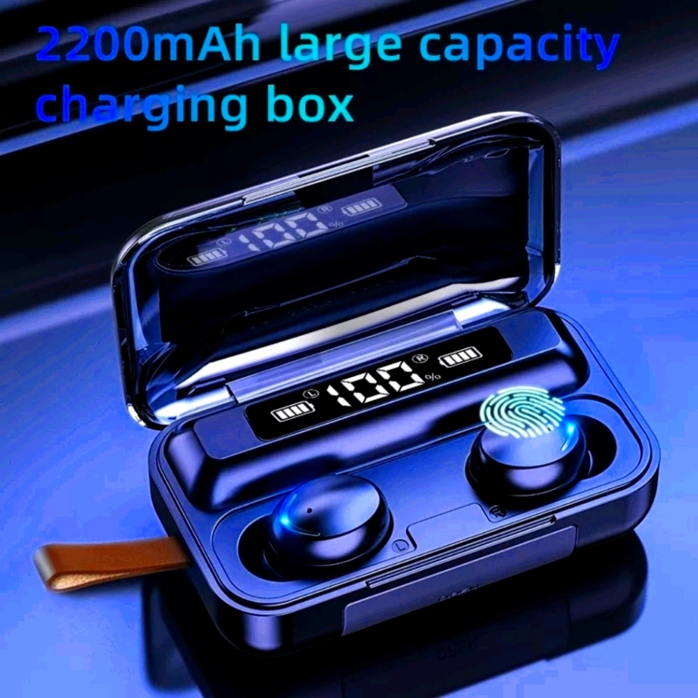1PR Black TWS True Wireless Earbuds